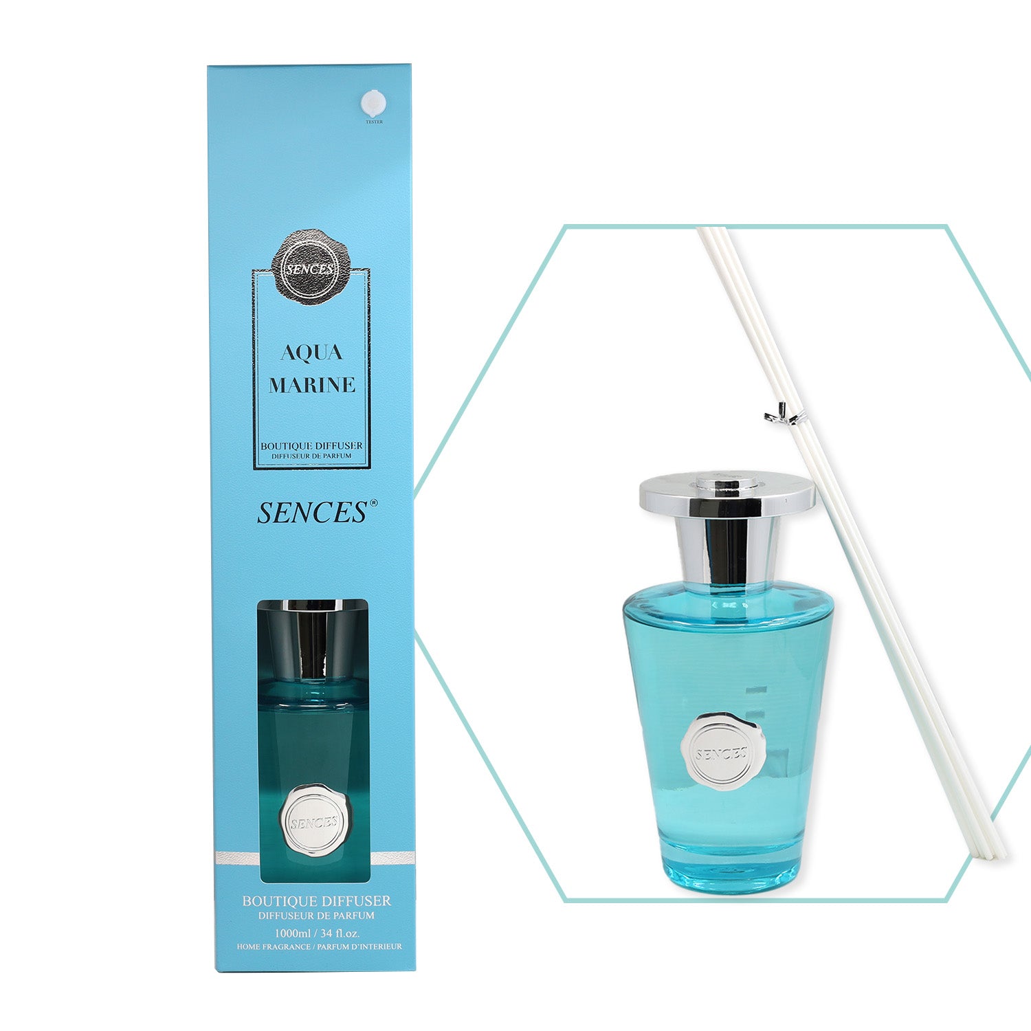 Baltus Boutique Reed Diffuser 1000ml Sences  Aqua Marine