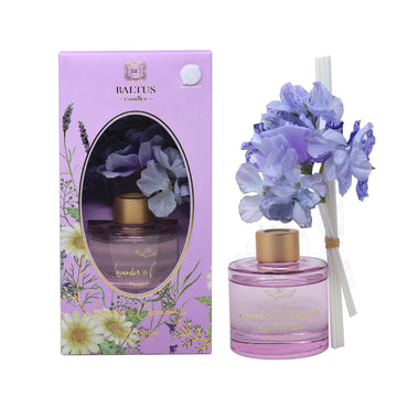 Baltus 100ml Reed Diffuser Lavender & Chamomile Faux Flower