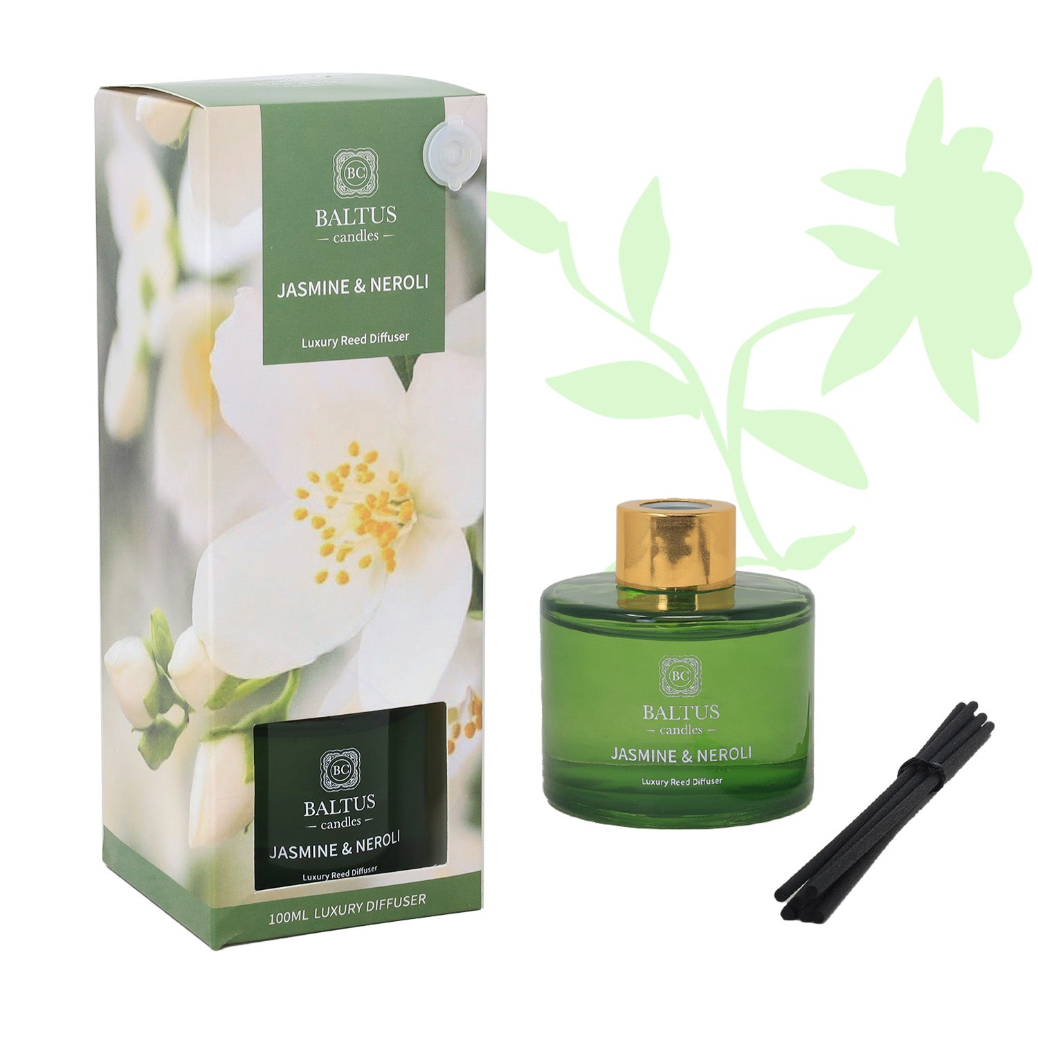 Baltus Reed Diffuser 100ml Luxury Jasmine & Neroli