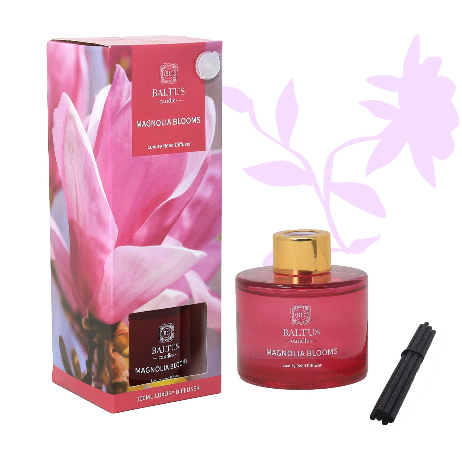 Baltus Reed Diffuser 100ml Luxury Magnolia Blooms