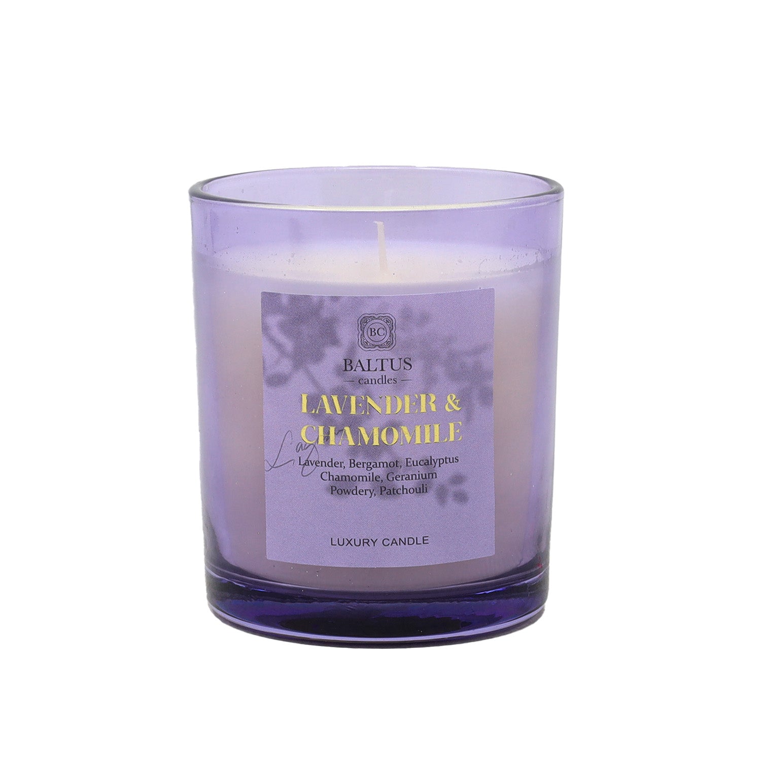 Baltus 135g Luxury  Scented Candle - Lavender Chamomile