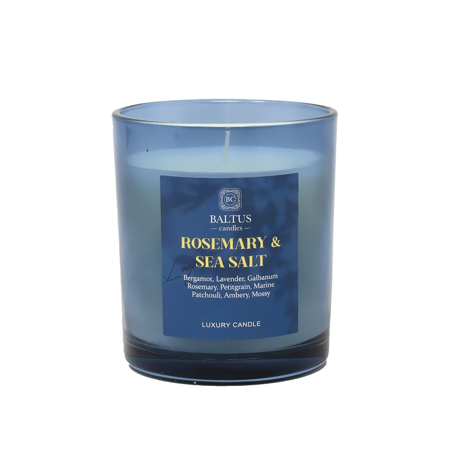 Baltus 135g Luxury Scented Candle - Rosemary & Sea Salt