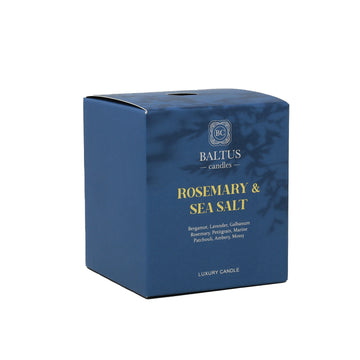 Baltus 135g Luxury Scented Candle - Rosemary & Sea Salt