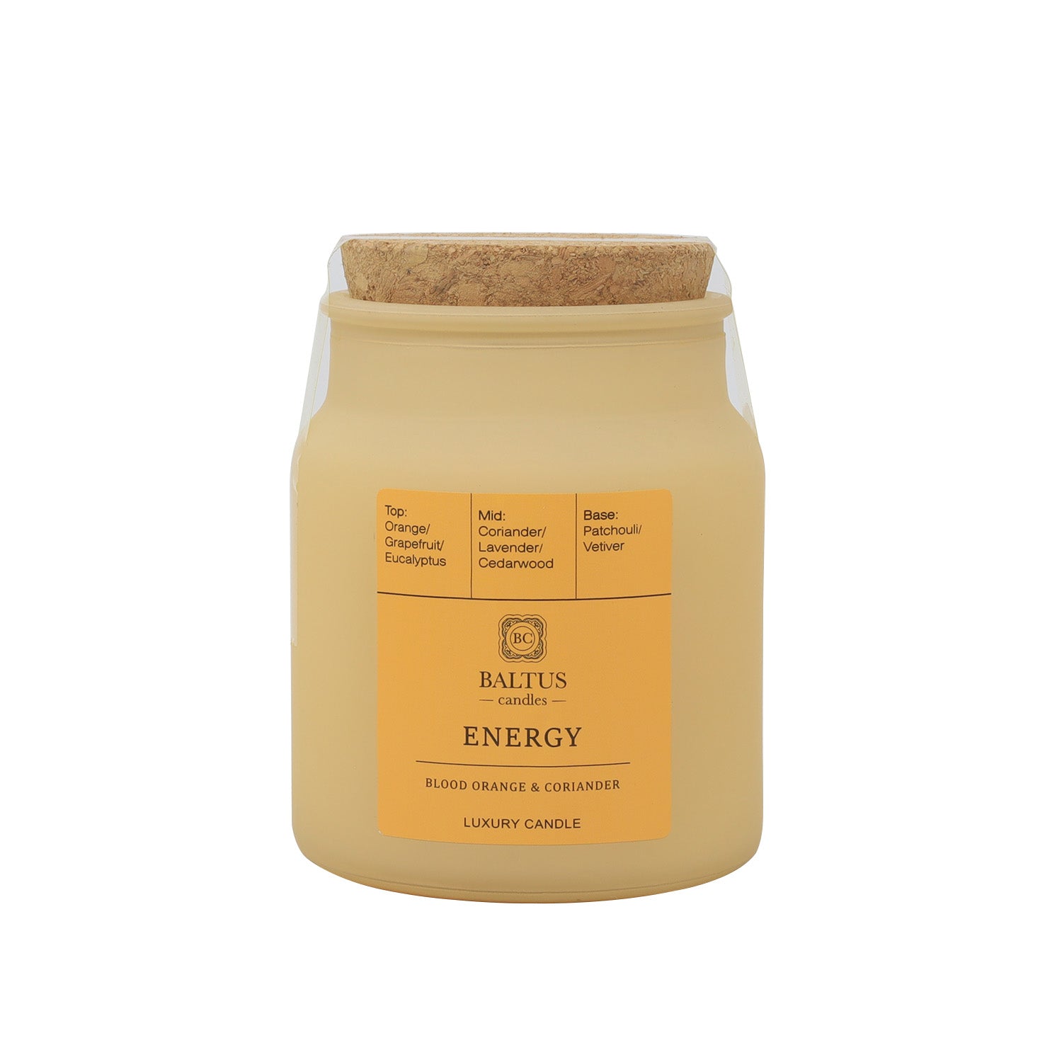 Baltus 152g Apothecary Candle - Energy Blood Orange & Coriander