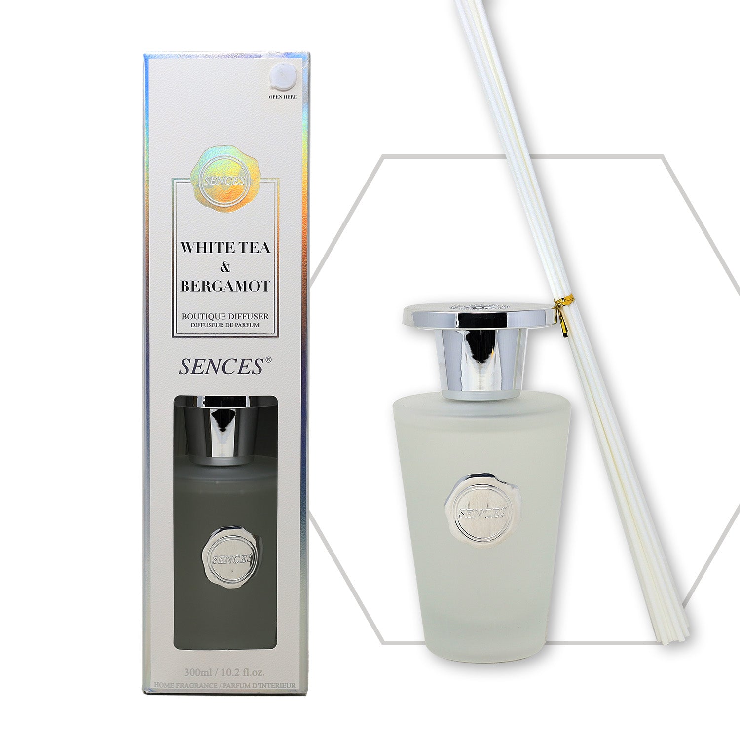 Baltus Reed Diffuser 300ml Sences White Tea & Bergamot