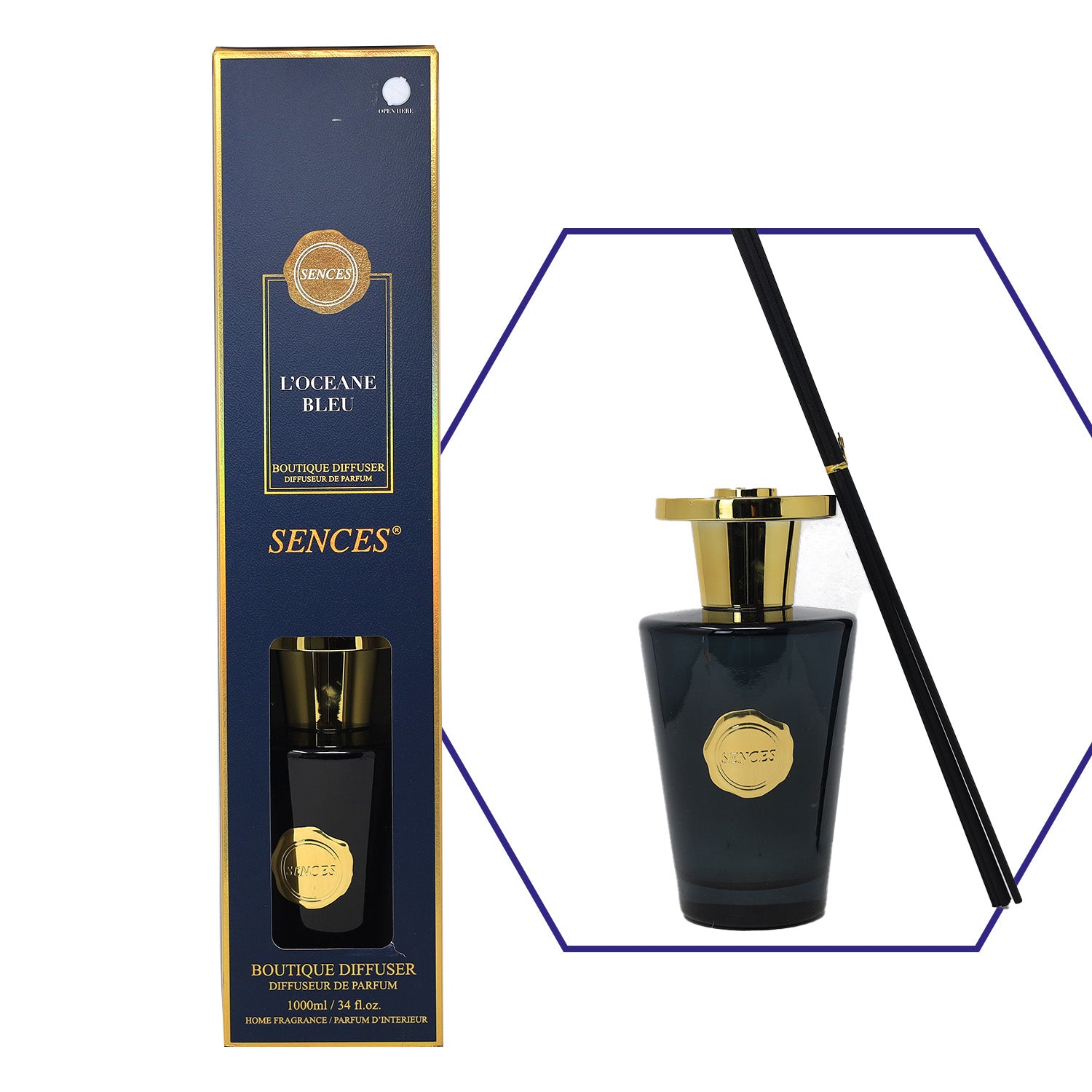 Baltus Boutique Reed Diffuser 1000ml L Oceane Bleu