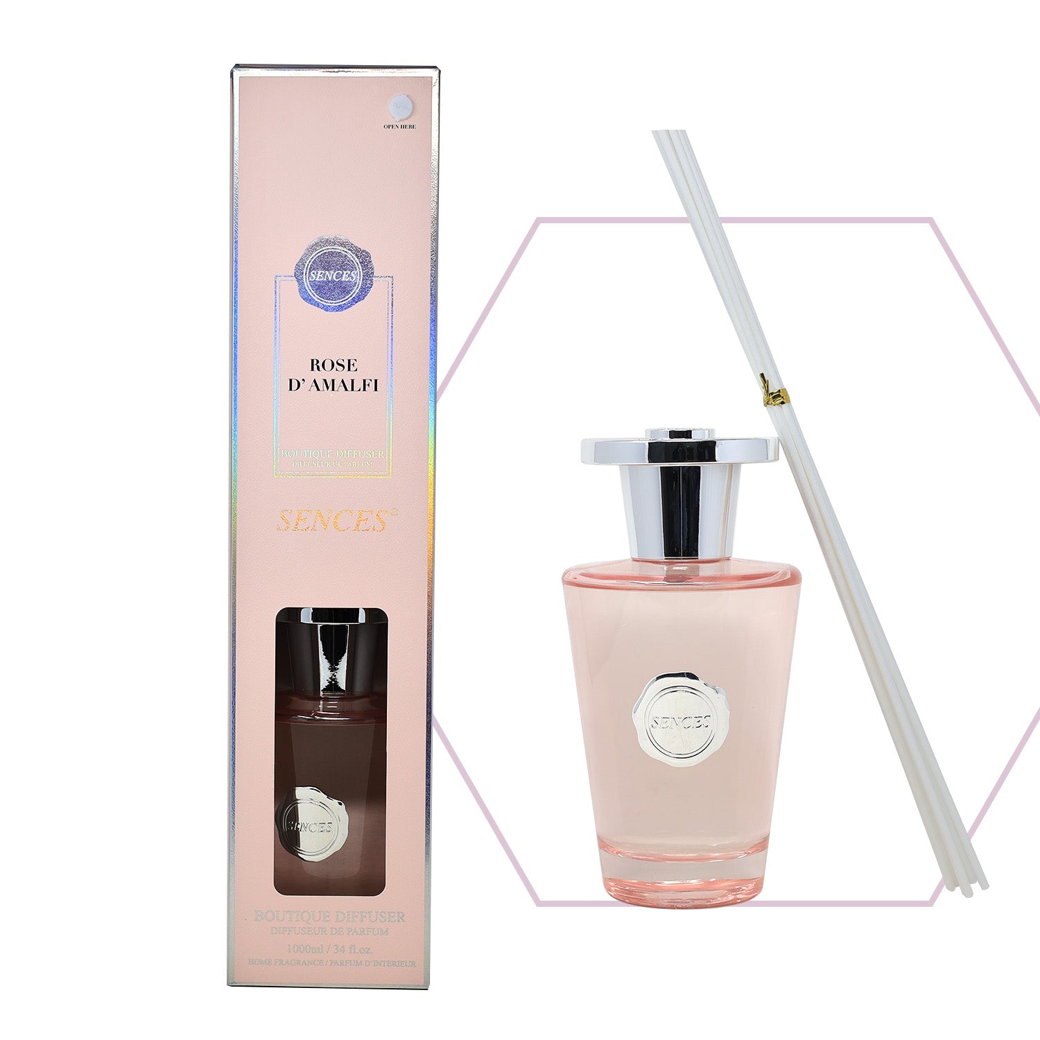 Baltus Reed Diffuser 1000ml Sences Rose D Amalfi