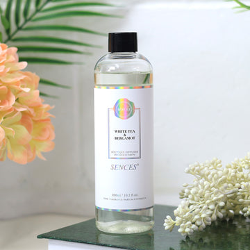 Baltus 300ml Sences White Tea & Bergamot Reed Diffuser Oil Refill