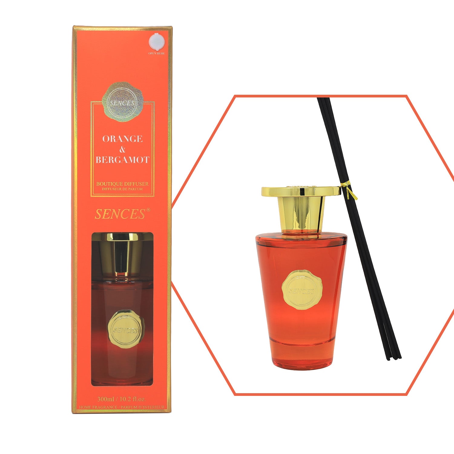 Baltus Reed Diffuser 300ml Sences Orange Bergamot