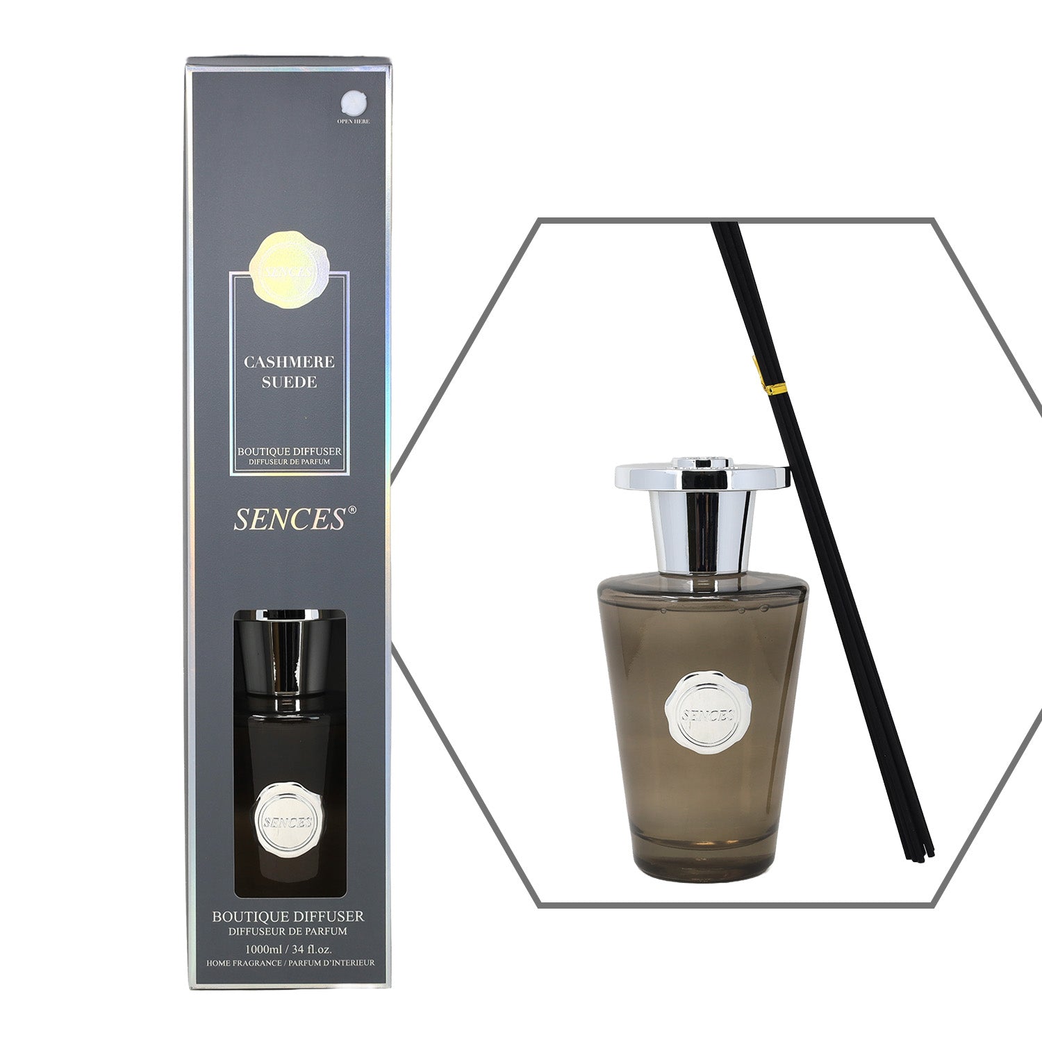 Baltus Reed Diffuser 1000ml Sences Baltus Cashmere Suede