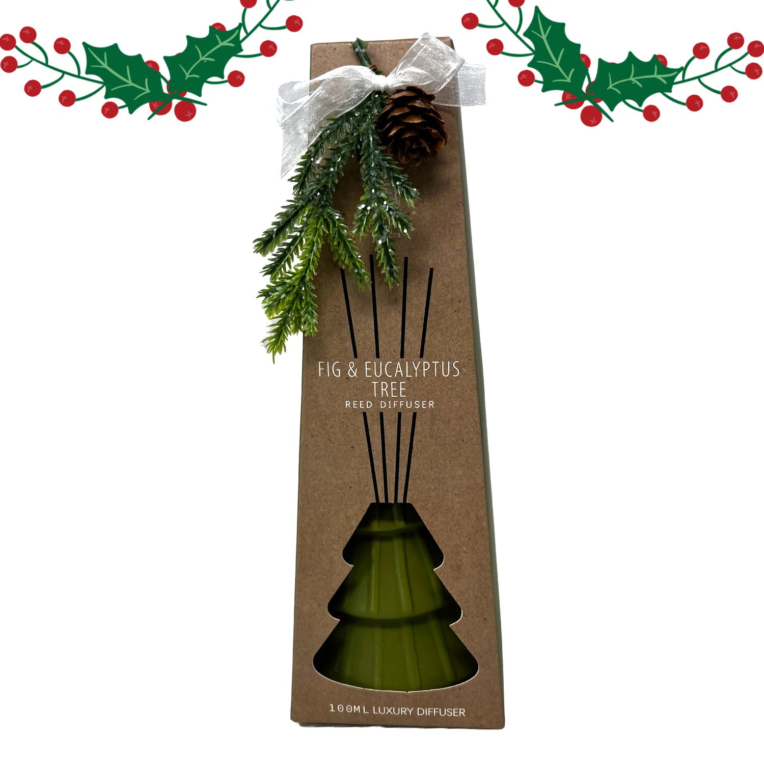 100ml Baltus Fig & Eucalyptus Reed Diffuser Holiday Scent Christmas Gift