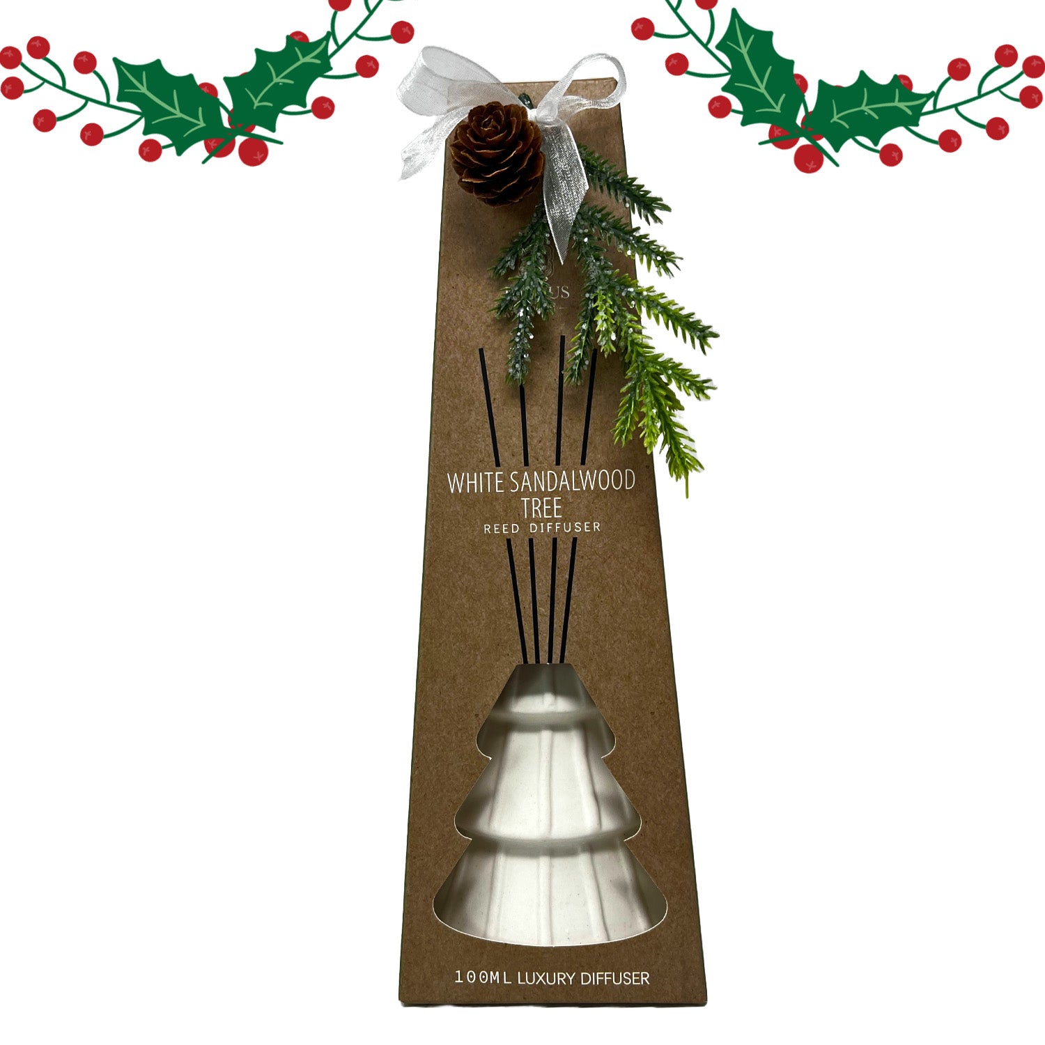 100ml Baltus White Sandalwood Reed Diffuser Holiday Scent Christmas Gift