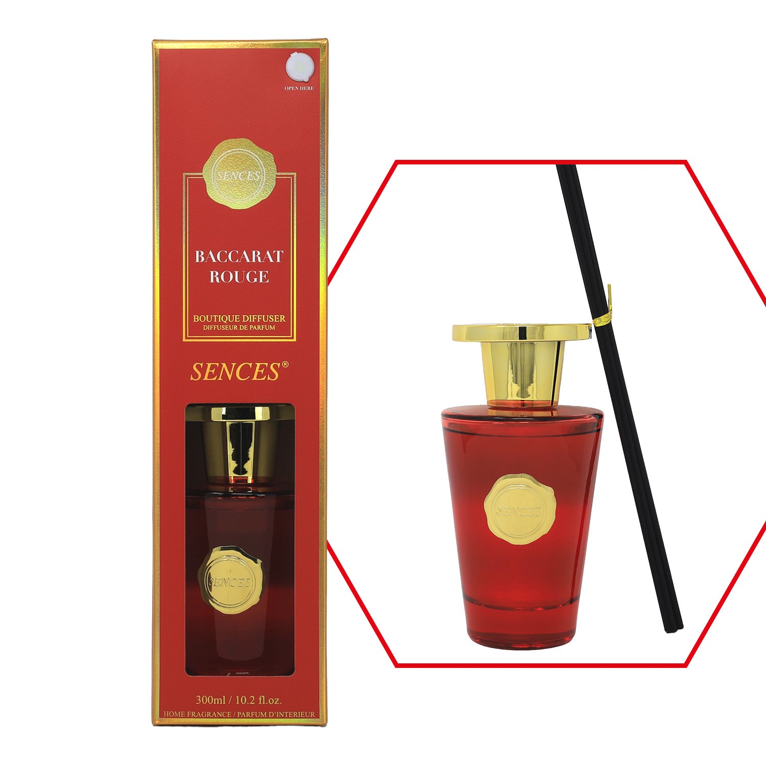 Baltus Reed Diffuser 300ml Sences Baccarat Rouge