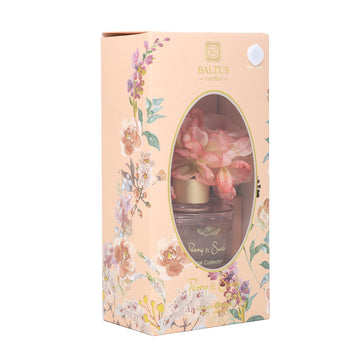 Baltus Reed Diffuser 100ml Sences Peony & Suede With Faux Flower