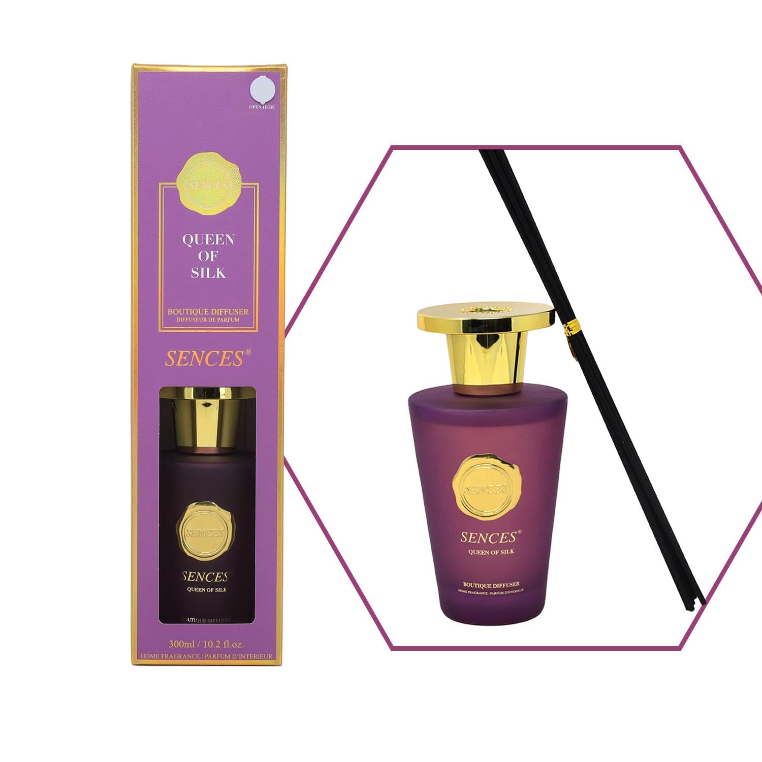 Baltus Reed Diffuser 300ml Sences Queen Of Silk