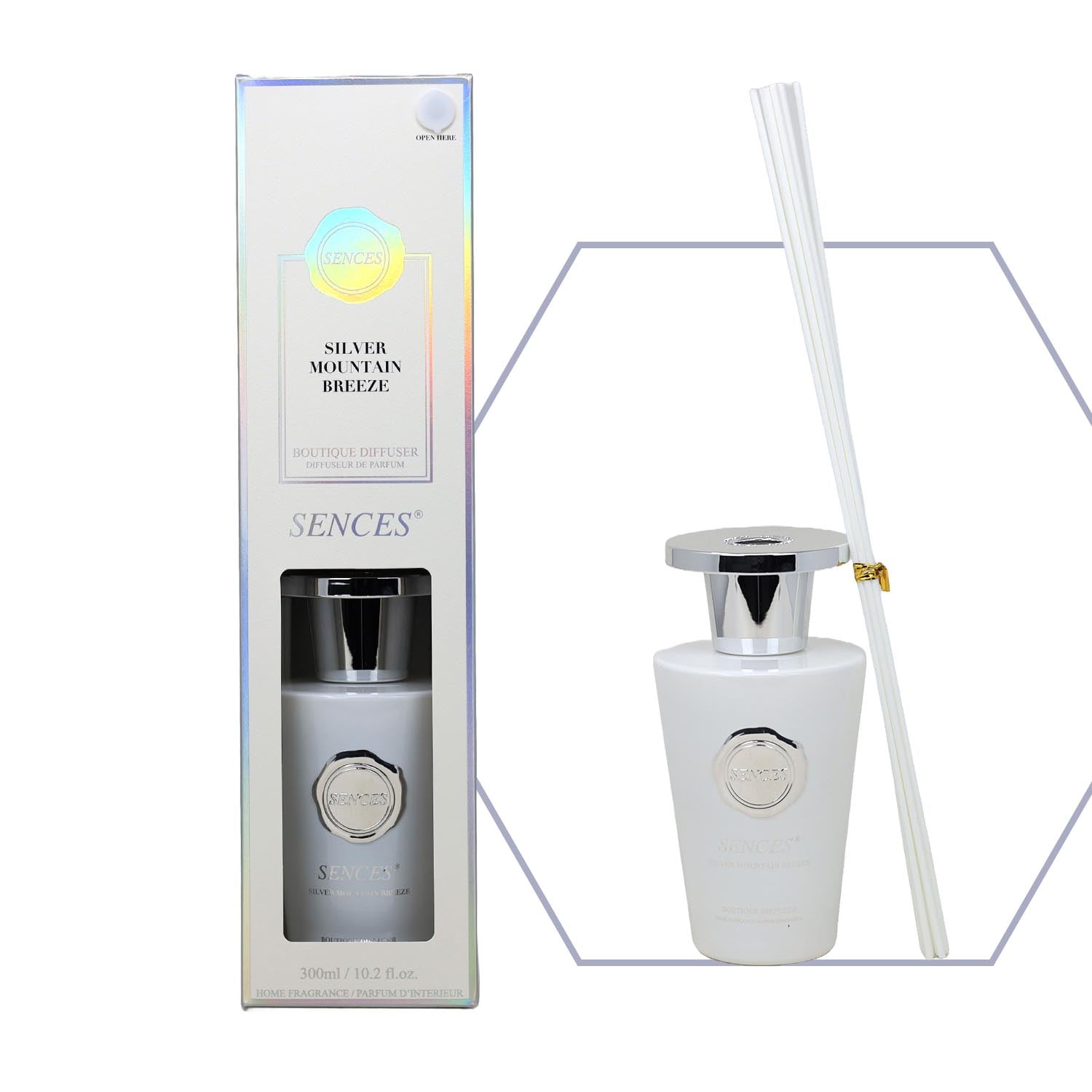 Baltus Reed Diffuser 300ml Silver Mountain Breeze
