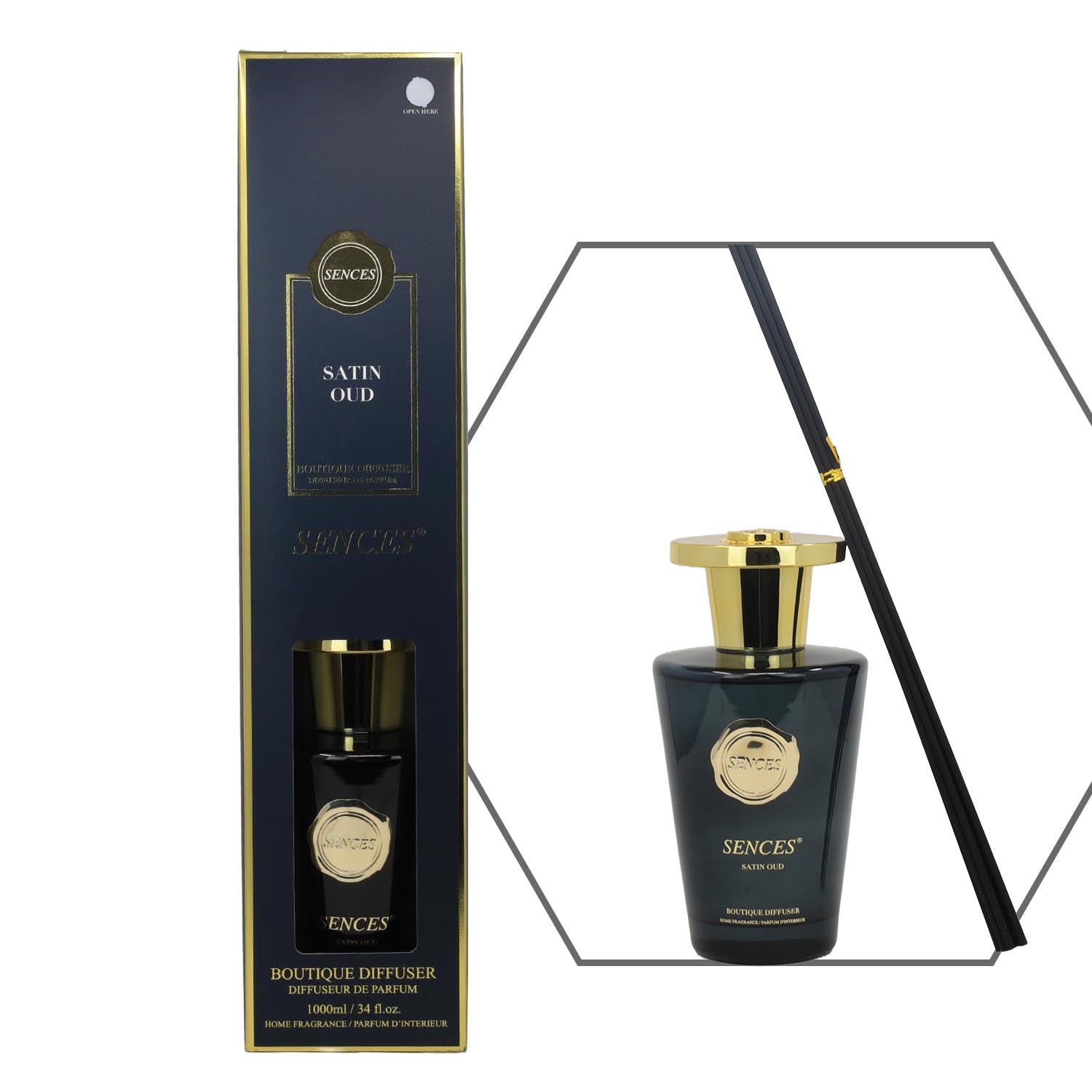 Baltus Reed Diffuser 1000ml Sences Satin Oud