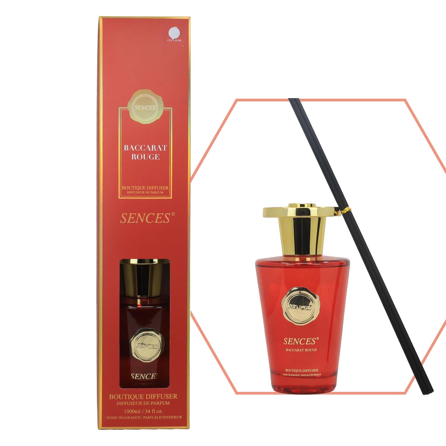Baltus Reed Diffuser 1000ml Sences Baccarat Rouge