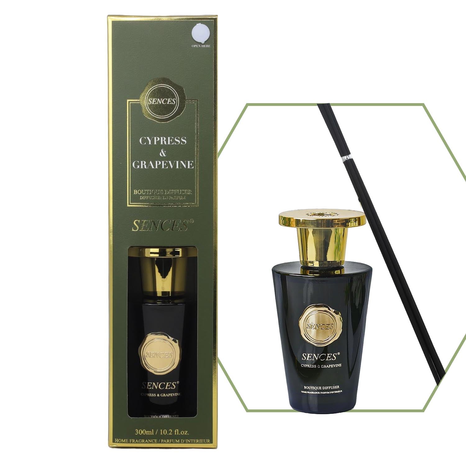 Baltus Reed Diffuser 300ml Sences Cypress Grapevine