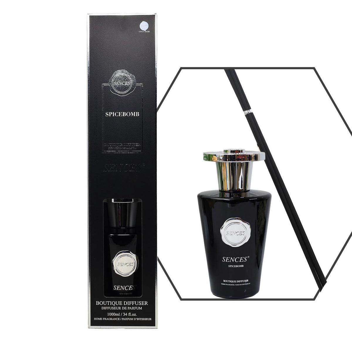 Baltus Sences 1000ml Spicebomb Reed Diffuser
