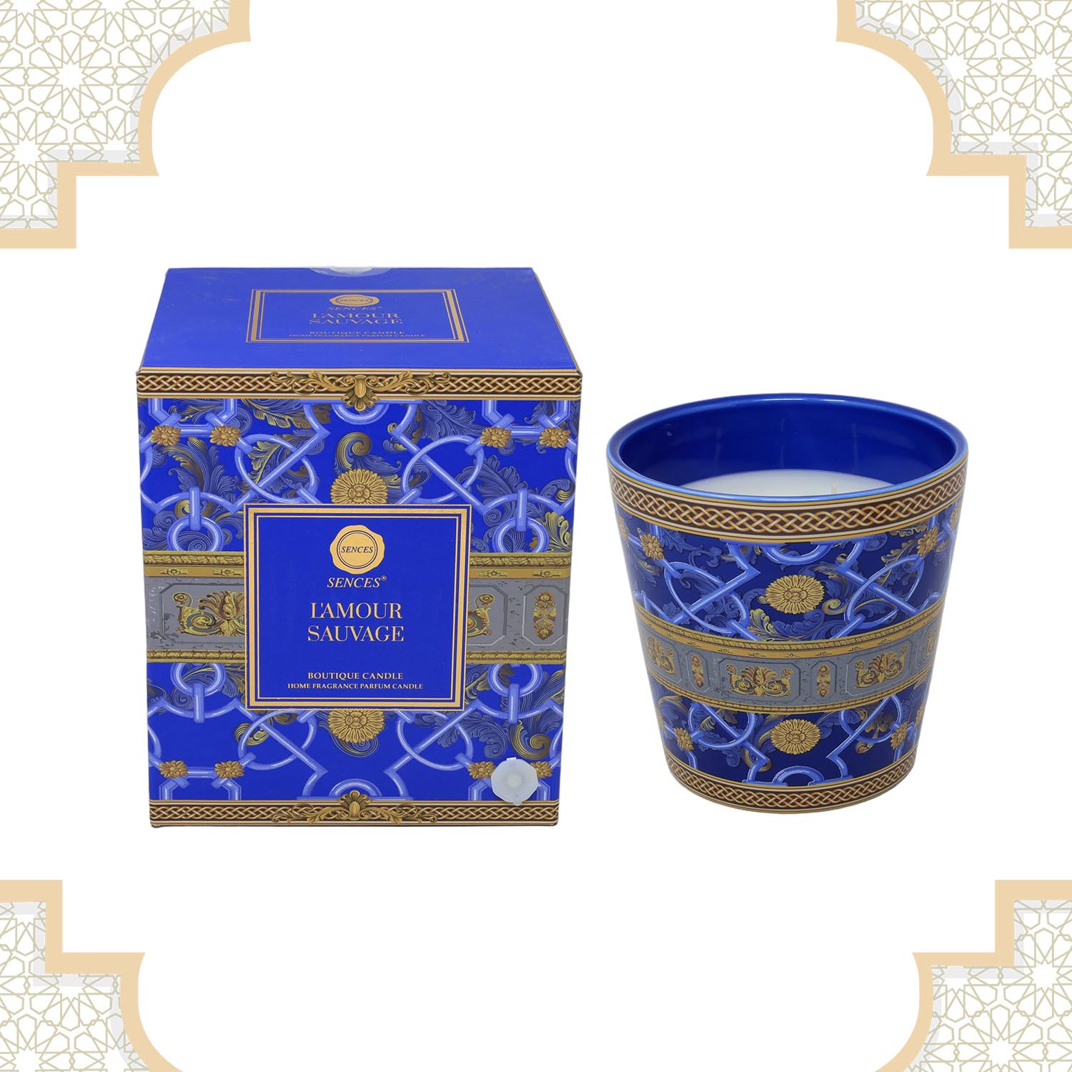 Baltus Scented Candle 615g Shea Butter Premium L'Amour Sauvage