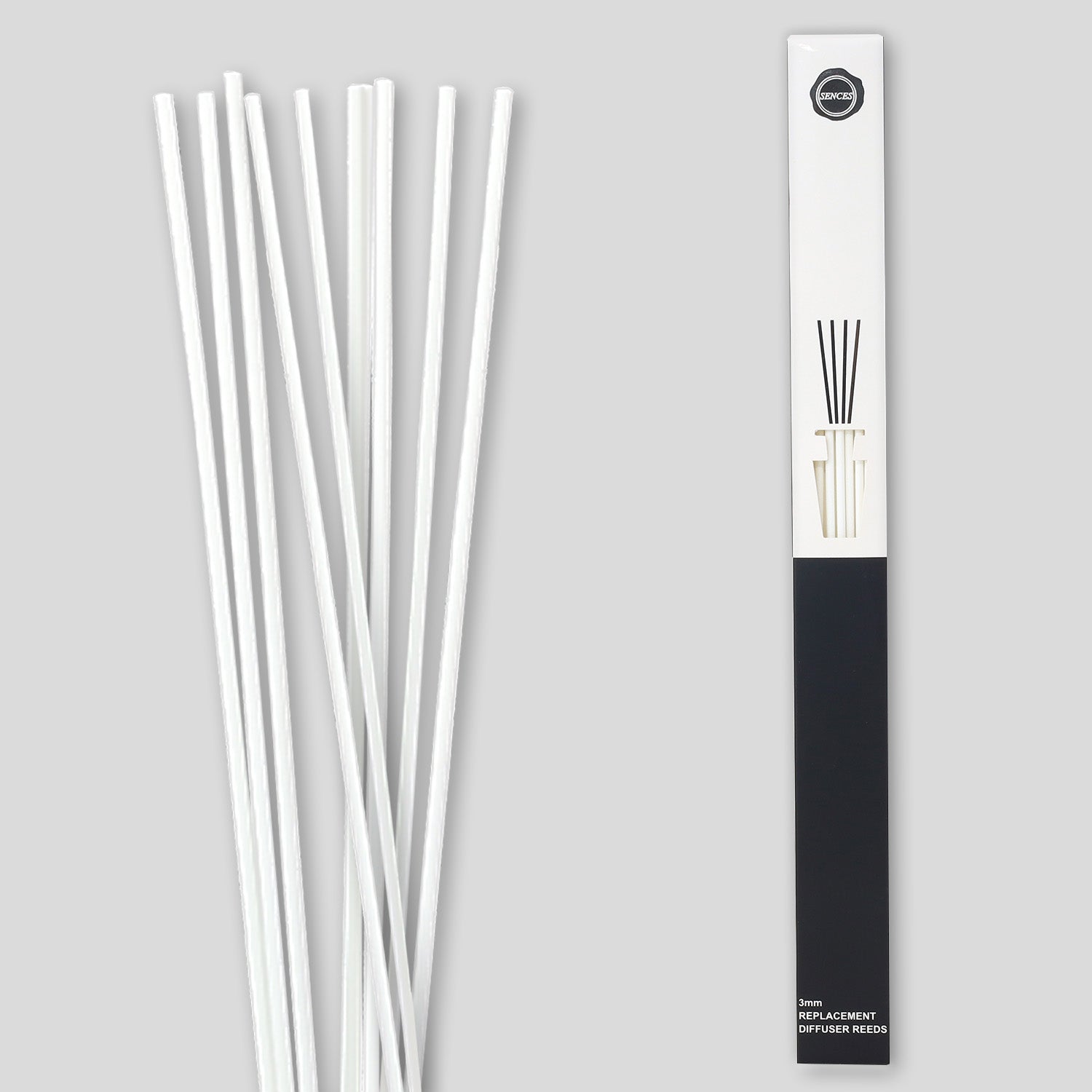 10Pcs 36cm Baltus Long White Fragrance Reed Sticks Replacement for Oil Diffusers