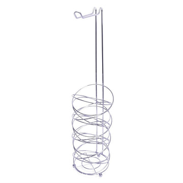 65cm Chrome Plated Silver Bathroom Modern Toilet Roll Holder