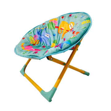 Sloth Kids Green Foldable Moon Chair