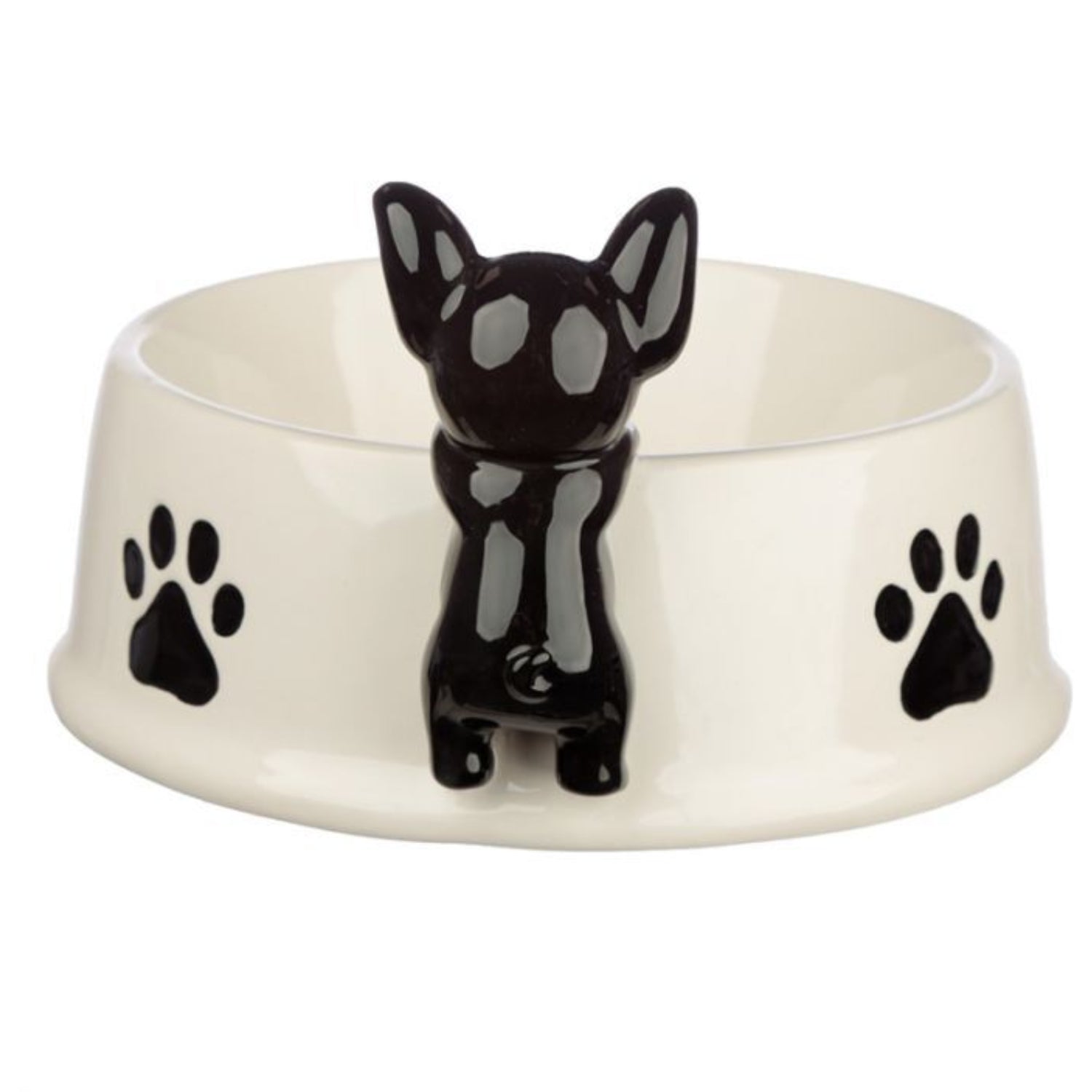 Bone White Ceramic Dog Bowl, Bole – Cafide Pets