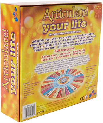 Drumond Park Articulate Your Life - Fast Talking Board Game with 300 Cards