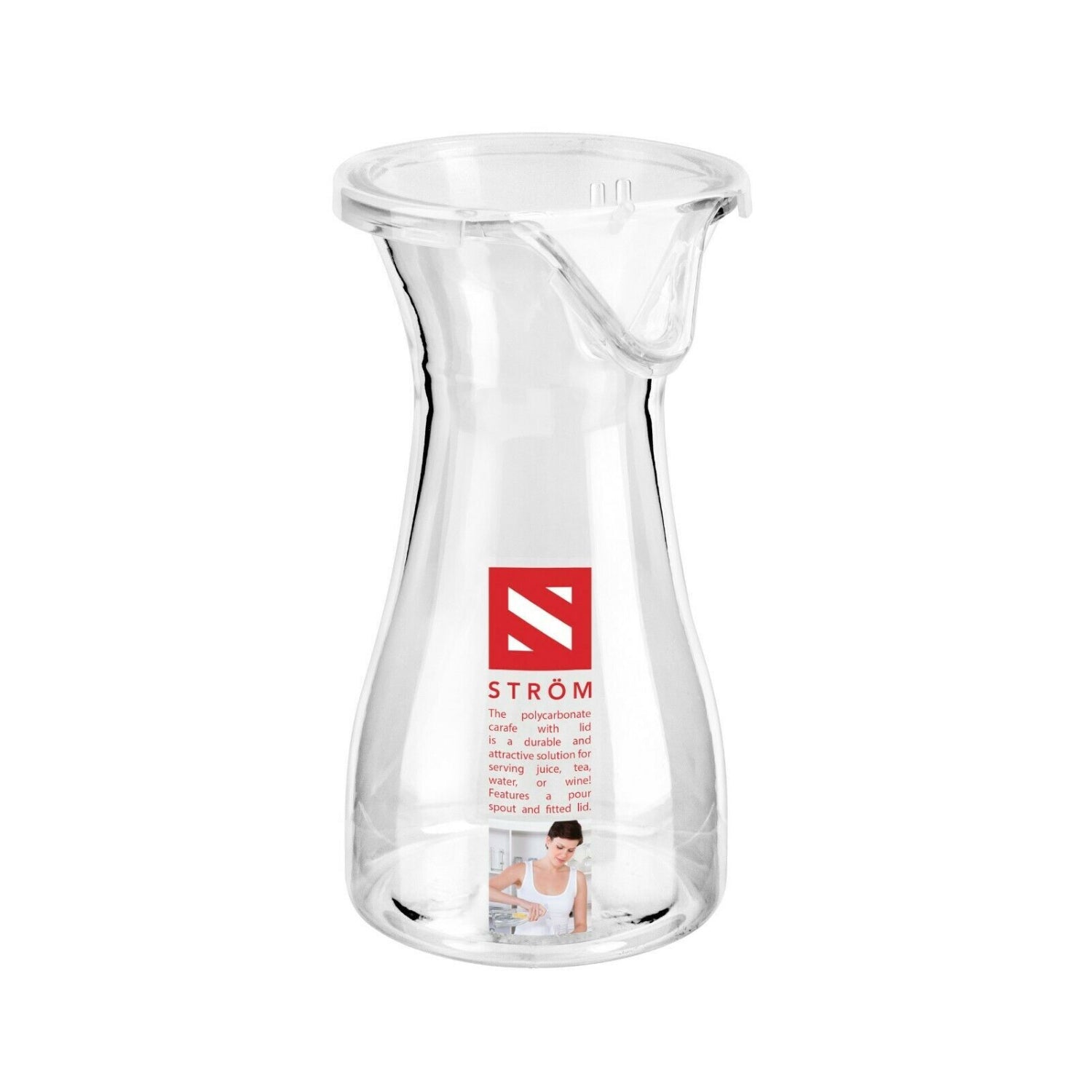 340ml Plastic Carafe Pitcher With Lid Cap