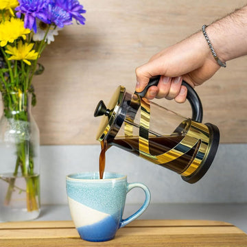 Classico Cafetiere 800ml 6 Cup Gold French Coffee Press