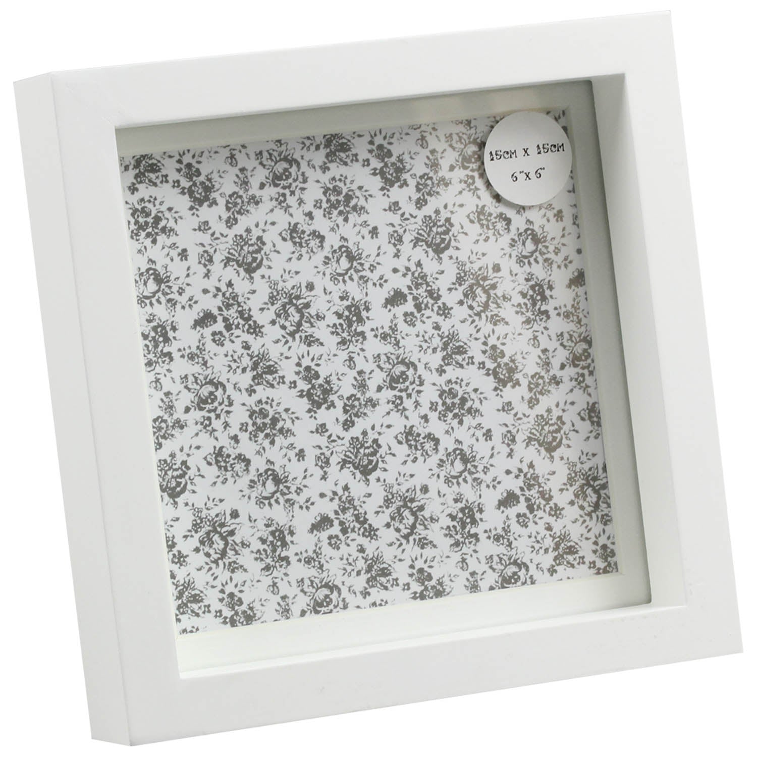 White Shabbie 5x5" Picture Frame