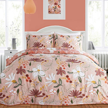 Desert Floral Duvet Cover Reversible Flowers King