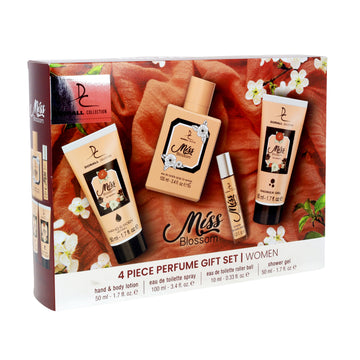 Dorall Miss Blossom 4 Piece Grooming Cosmetic Gift Set
