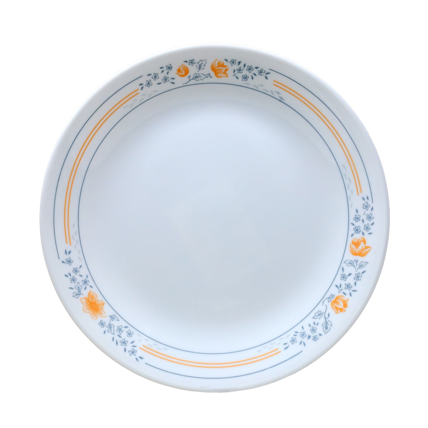 Corelle 22cm Apricot Grove White Round  Glass Plate