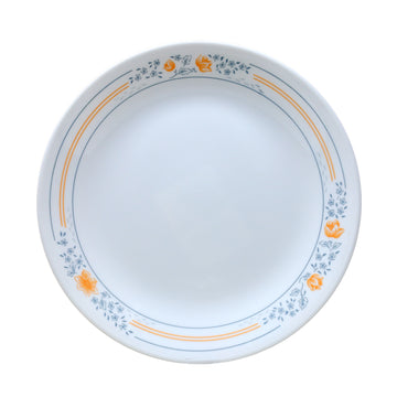 Corelle 22cm Apricot Grove White Round  Glass Plate