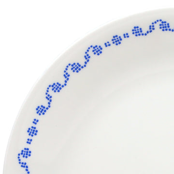 Corelle 22cm Cross Stitch Blue Vitrelle Glass Plate