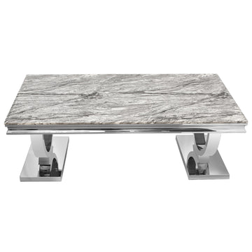 Grey Marble Top Coffee Table