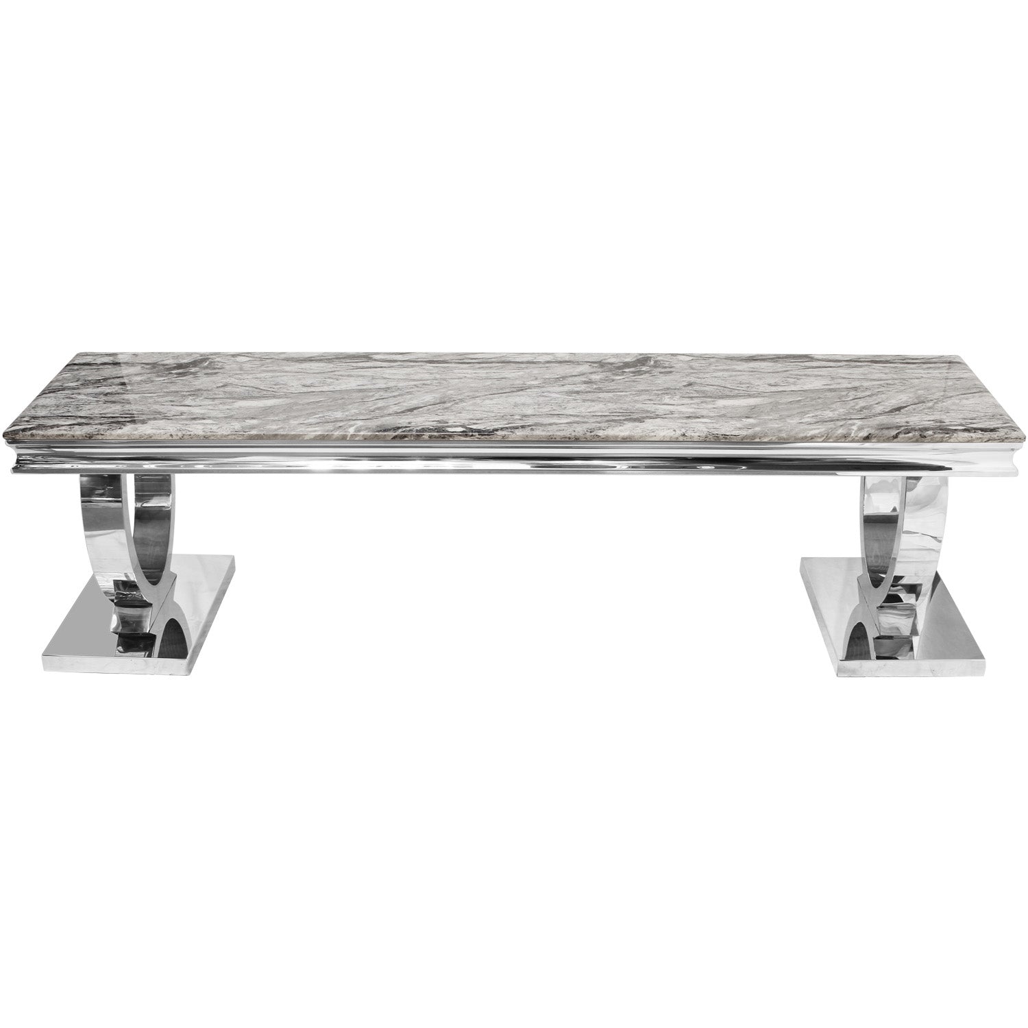 Grey Marble Top TV Stand Unit