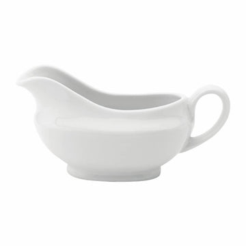 120ml Small White Porcelain Gravy Boat