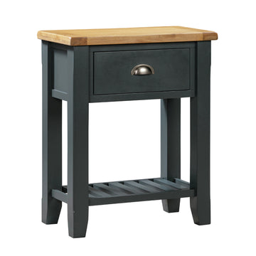 Capri Natural Oak Wood Side Table