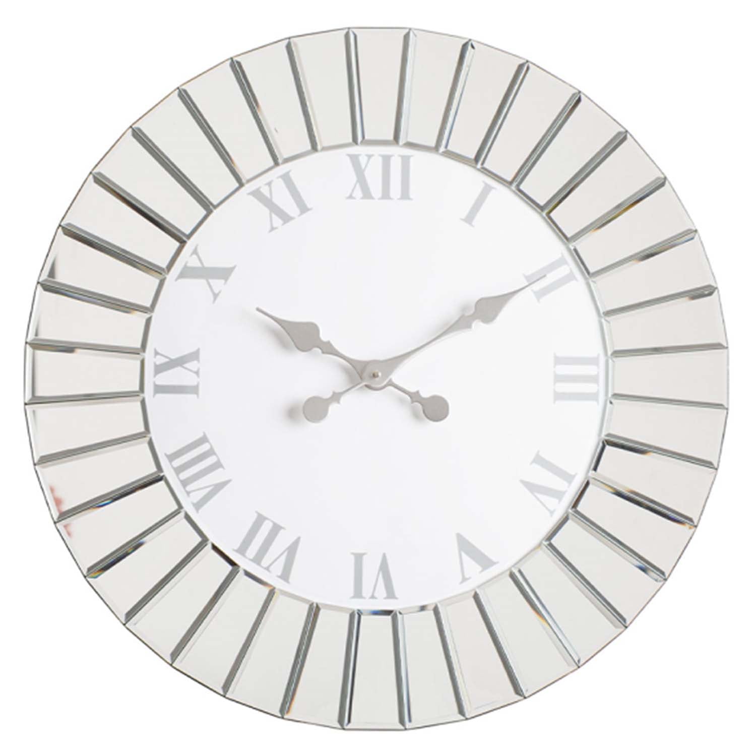 60cm Round Mirror Wall Clock