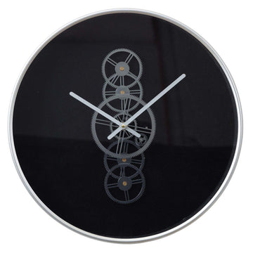 46cm Metal Moving Gears Round Wall Clock