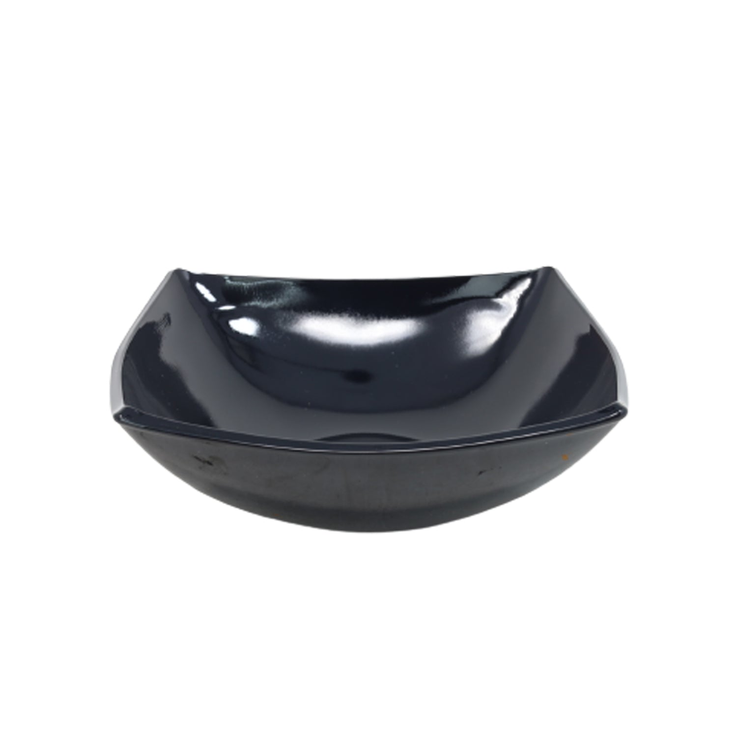 14cm Black Tempered Glass Bowl