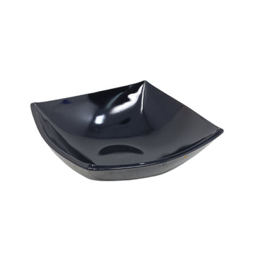 14cm Black Tempered Glass Bowl