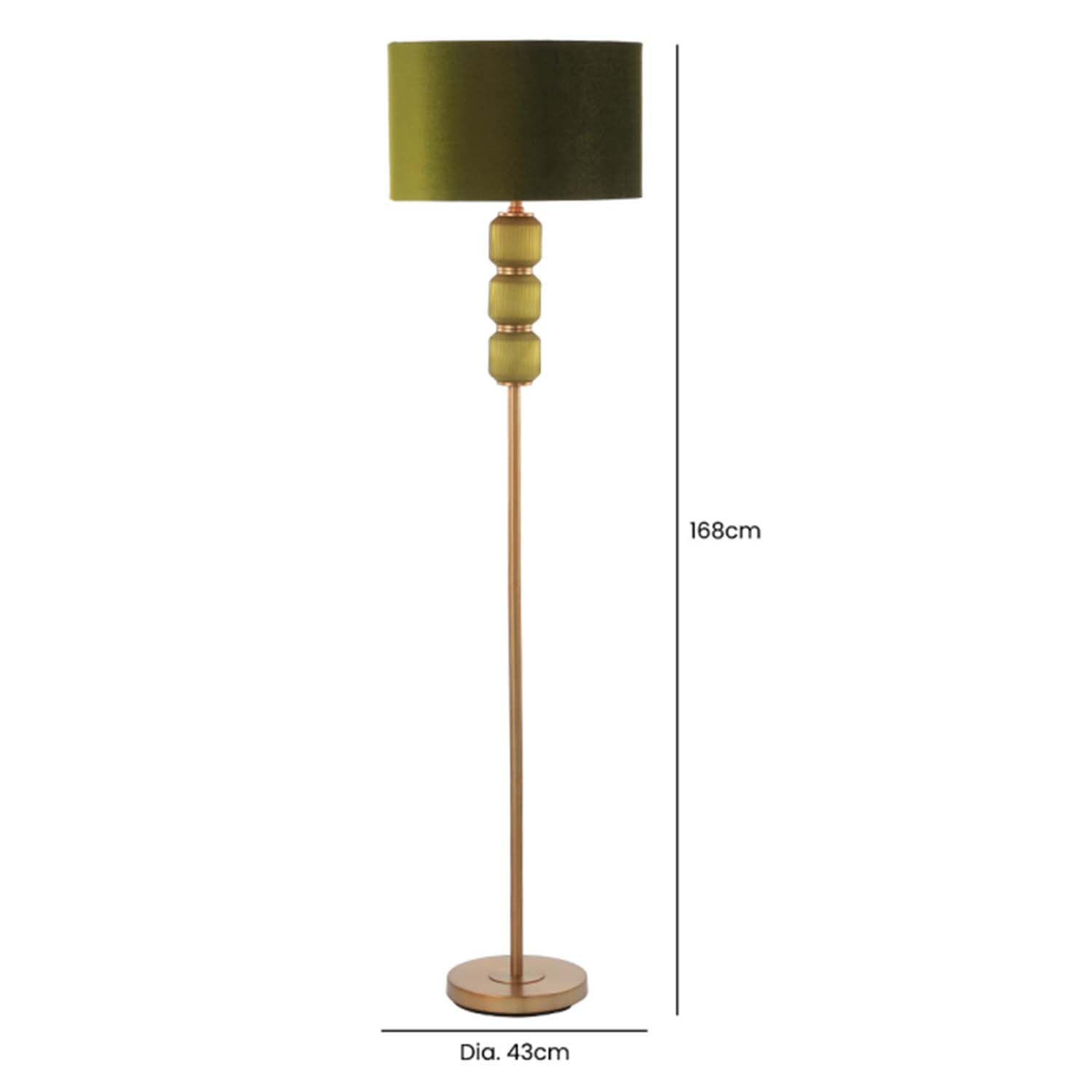 Champagne gold best sale floor lamp