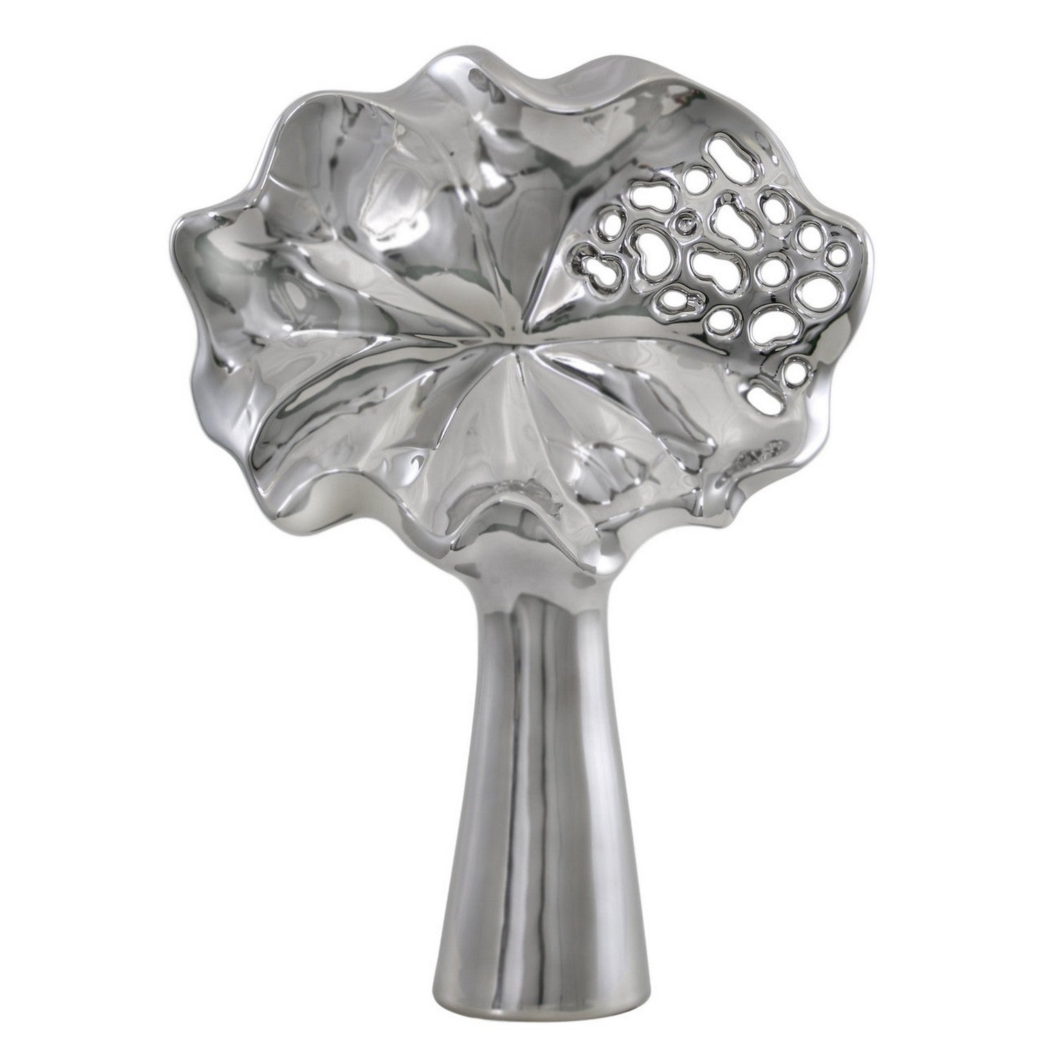 31.5cm Medium Silver Tree Decoration