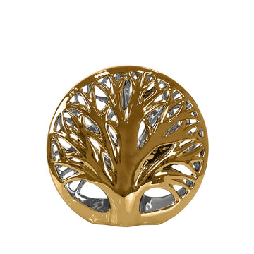 28cm Tree Decoration Gold