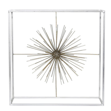 40cm Golden Finish Starburst Centrepiece Display